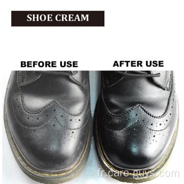 Produit de soins de chaussures à la crème pour chaussures